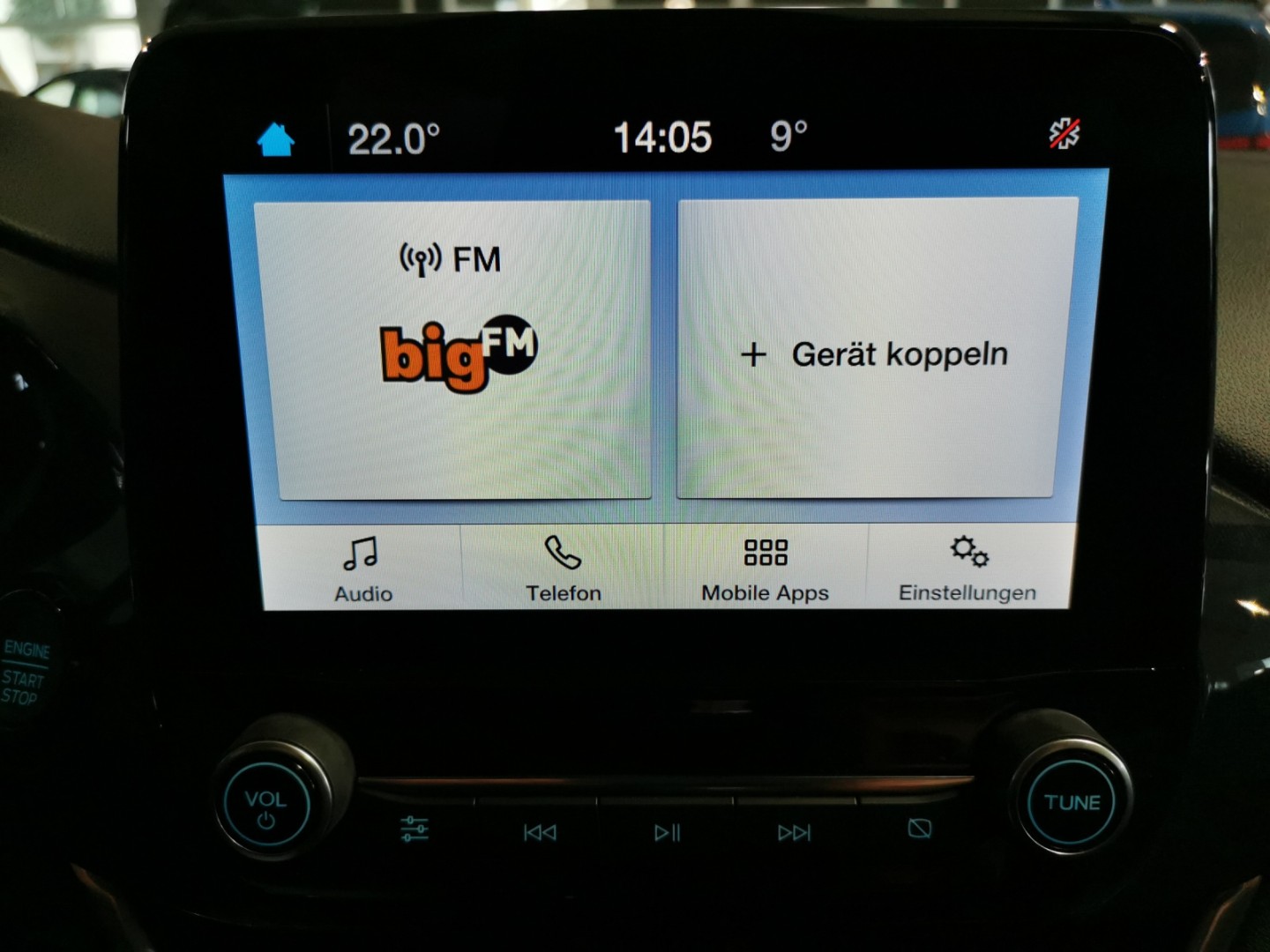 Daumennagel 12 - Ford Fiesta ST-Line 1.0 EB Hybrid Klimaautomatik/Winterpaket